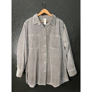 Vintage Mens Roamans 1X 100% cotton corduroy collared button up